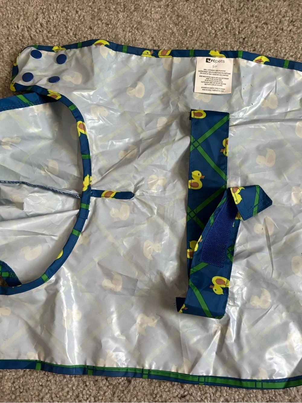 Small dog raincoat